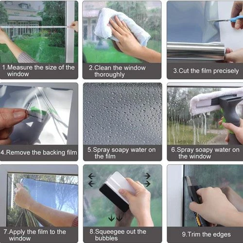 Silver Black Window Film Silver Black Window Film
