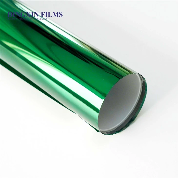 Silver Green Window Film